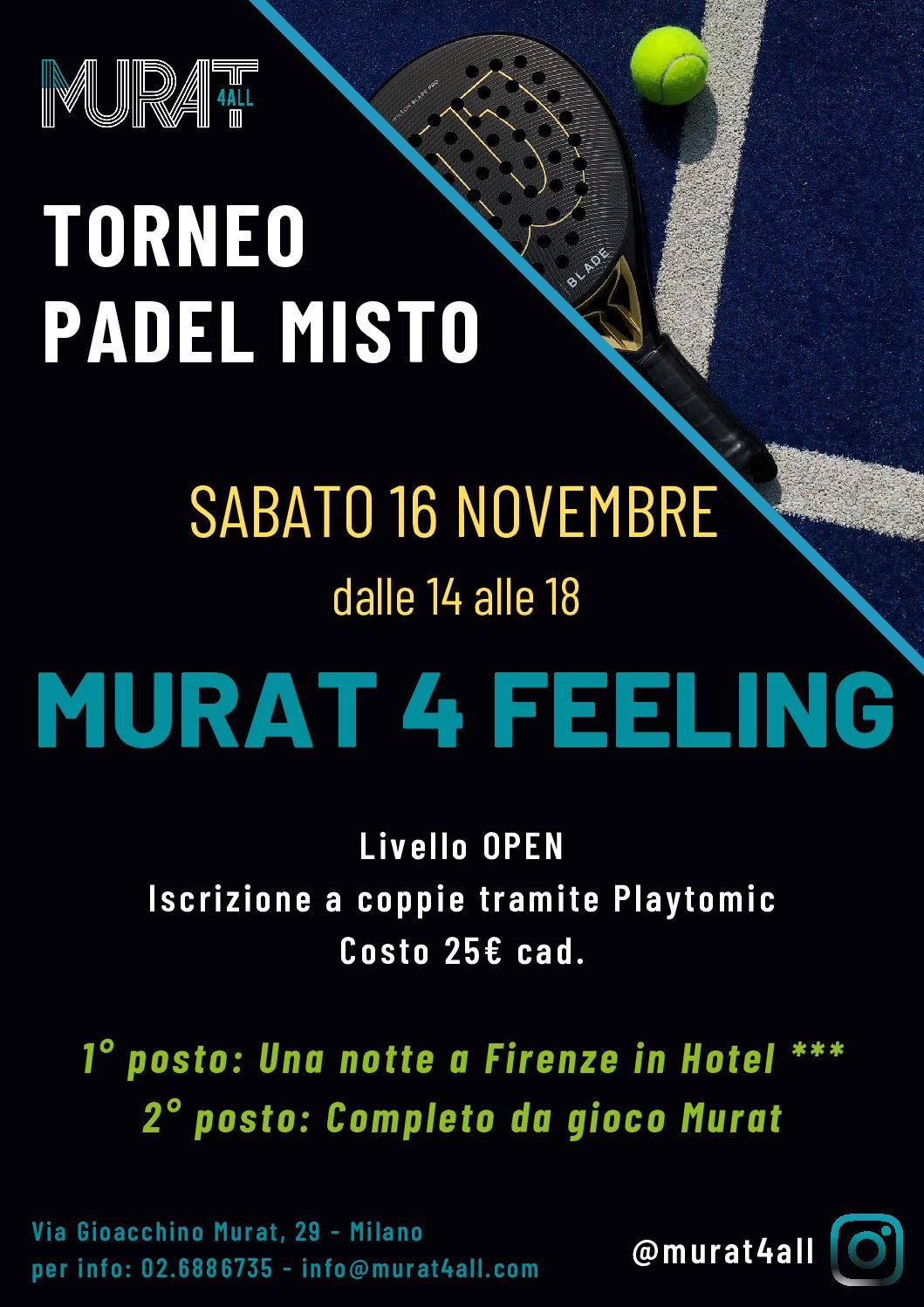 TORNEO DI PADEL MISTO